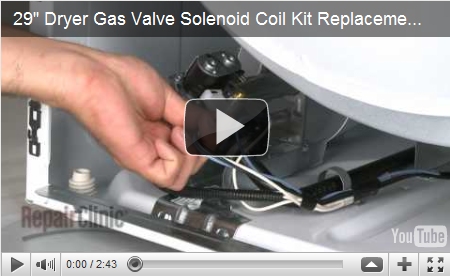 Dryer Gas Valve Solenoid Set